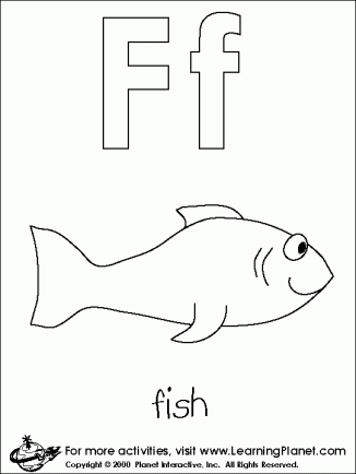 Alphabet | Coloring Pages